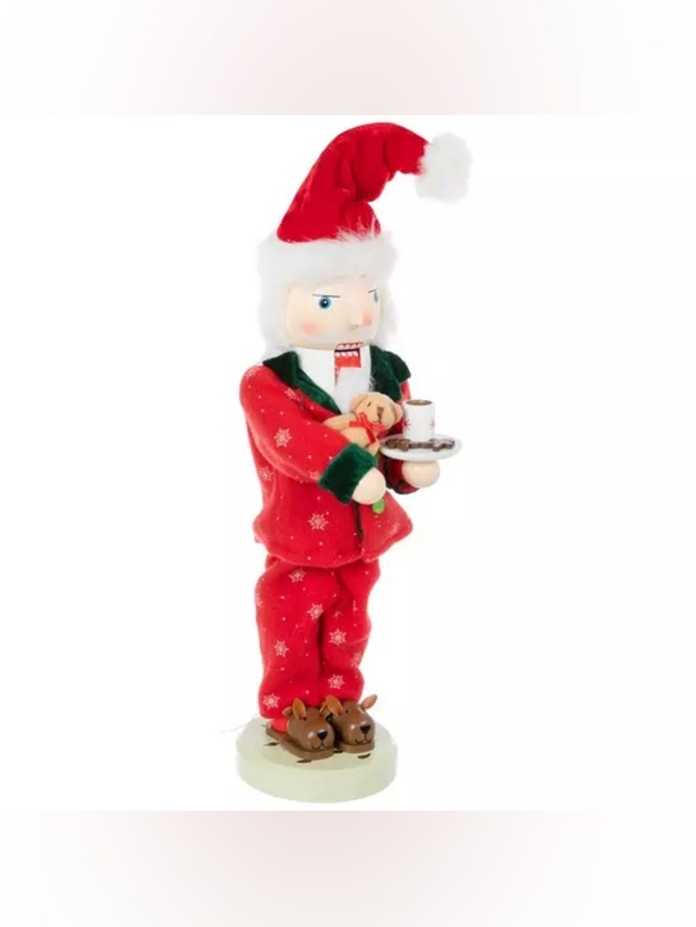 Snowflake Pajamas & Hot Cocoa Nutcracker